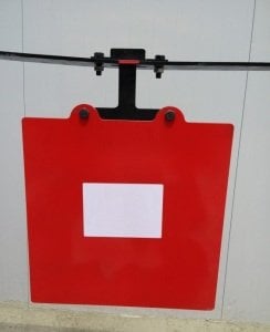 Gong Çelik Hedef 40 cm Çaplı Kare