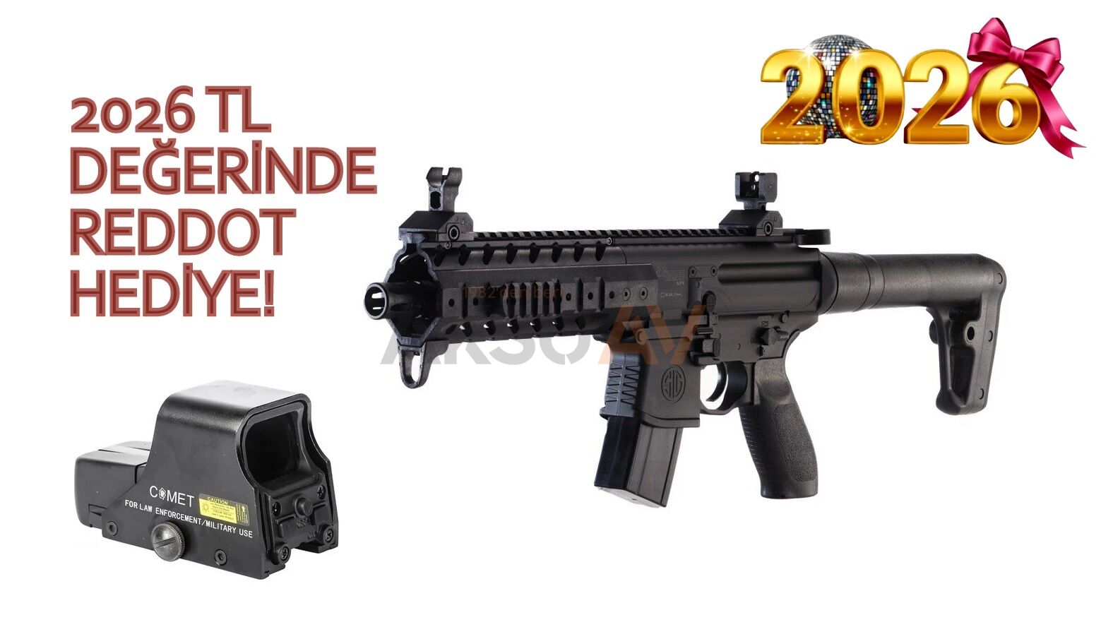 Sig Sauer MPX Gen II Combo Havalı Tüfek (Reddot Hediyeli)