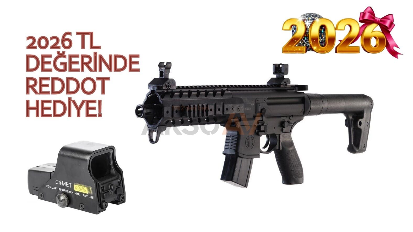 Sig Sauer MPX Gen II Combo Havalı Tüfek (Reddot Hediyeli)