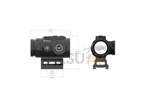 Vector Optics Paragon 3x18 Micro Prism Scope Reddot