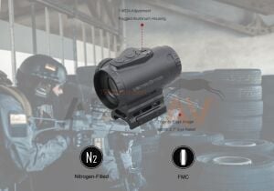 Vector Optics Paragon 3x18 Micro Prism Scope Reddot