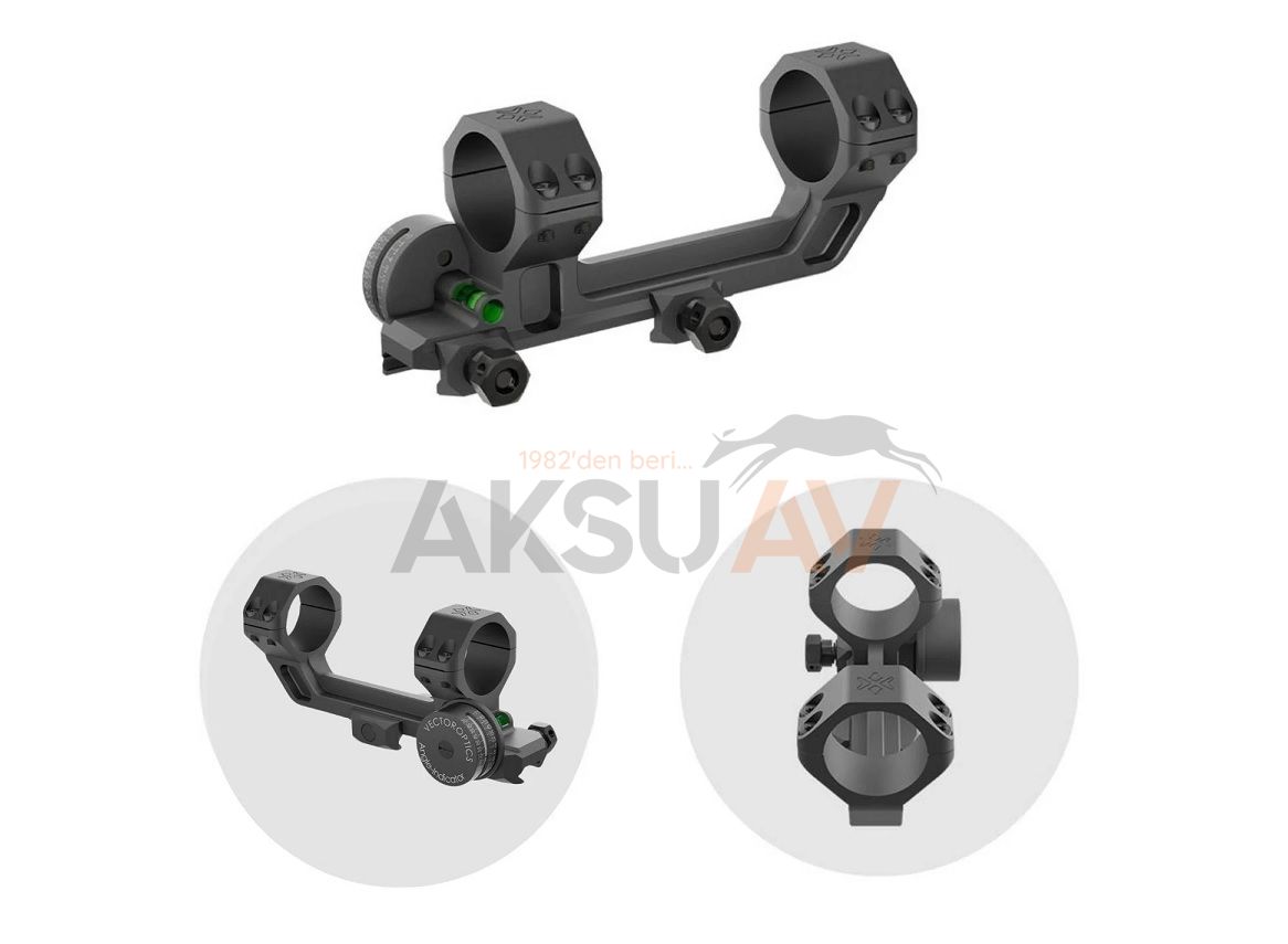 Vector Optics Su Terazili Eğim Açı Göstergeli Tek Parça Dürbün Ayağı