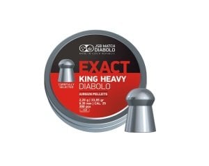 JSB Exact King Heavy 6.35 mm Havalı Saçma (33,95 Grain - 300 Adet)