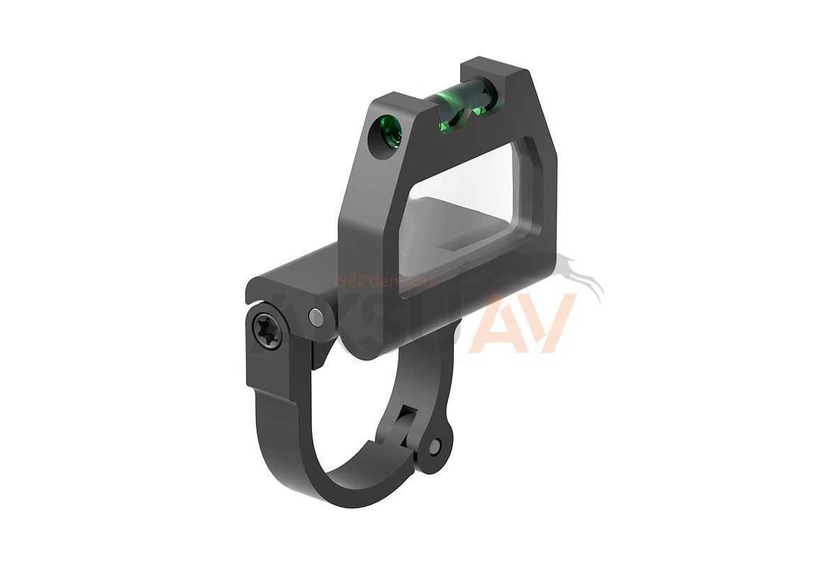 Vector Optics X-Accu 30 mm Dürbün Kule Okuyuculu Terazi (Quick-Flip Turret Mark Magnifier Mount Ring With Level Bubble)