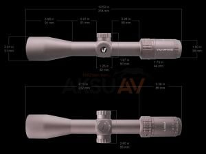 Victoptics S4 4-16x44 SFP Coyote Tüfek Dürbünü