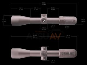 Victoptics S4 4-16x44 SFP Coyote Tüfek Dürbünü