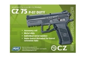 ASG CZ75 P-07 Duty Airsoft Havalı Tabanca