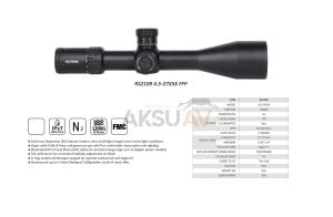 Nutrek Silvermark 4.5-27x56 FFP IR Tüfek Dürbünü