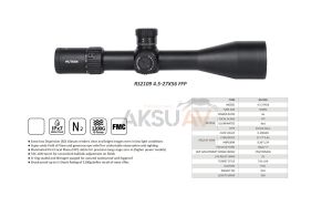 Nutrek Silvermark 4.5-27x56 FFP IR Tüfek Dürbünü