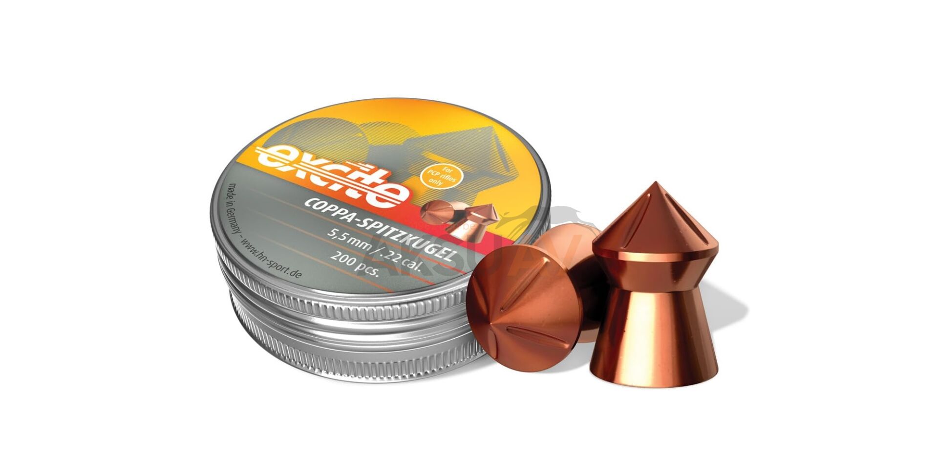 HN Excite Coppa Spitz 5.5 mm Havalı Saçma (16,05 Grain - 200 Adet)