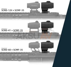 Vector Optics Maverick-IV 3x22 Magnifier - Yakınlaştırıcı (Mini Rubber Armored)