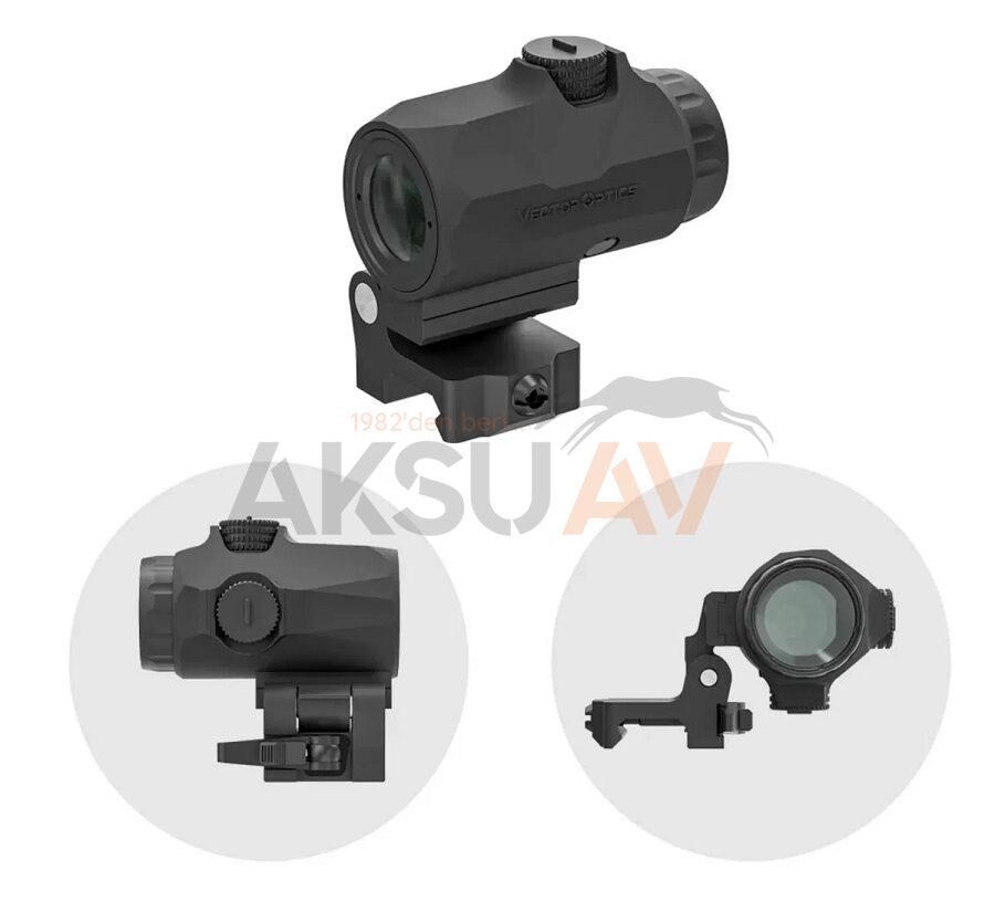 Vector Optics Maverick-IV 3x22 Magnifier - Yakınlaştırıcı (Mini Rubber Armored)