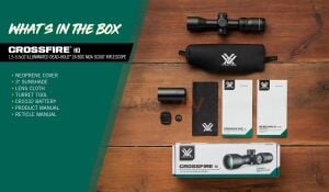 Vortex Crossfire® HD 1.5-5.5x32 Scout Illuminated Dead-Hold® Tüfek Dürbünü