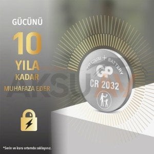 GP CR2032 Lityum 3v Düğme Pil