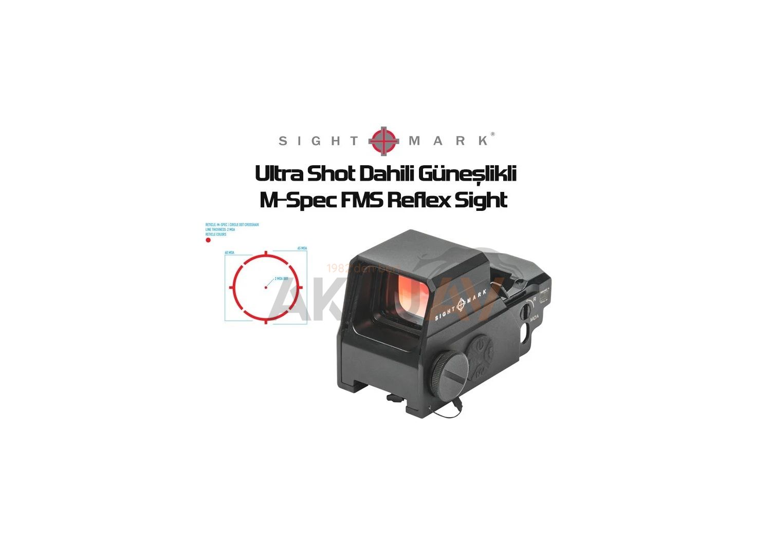 Sightmark UltraShot M-Spec FMS Reflex Sight (Dahili Güneşlikli)