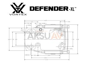 Vortex Optics Defender-XL Micro Reddot (5 Moa)