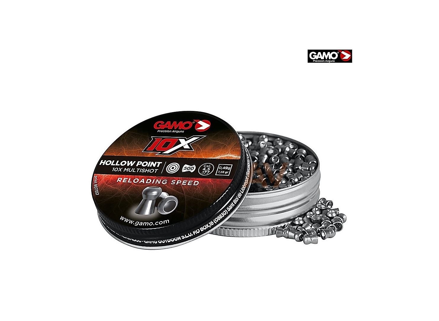 Gamo Hollow Point 10x 4.5 mm Havalı Saçma