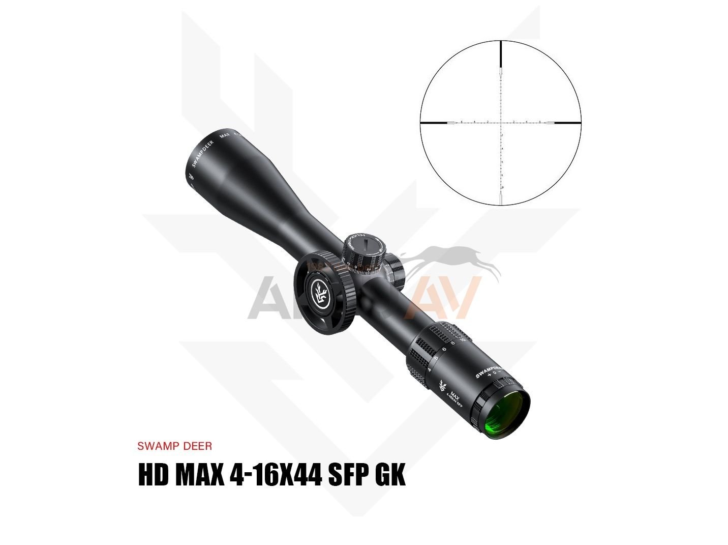 Swampdeer  HD Max 4-16x44 SFP GK Tüfek Dürbünü