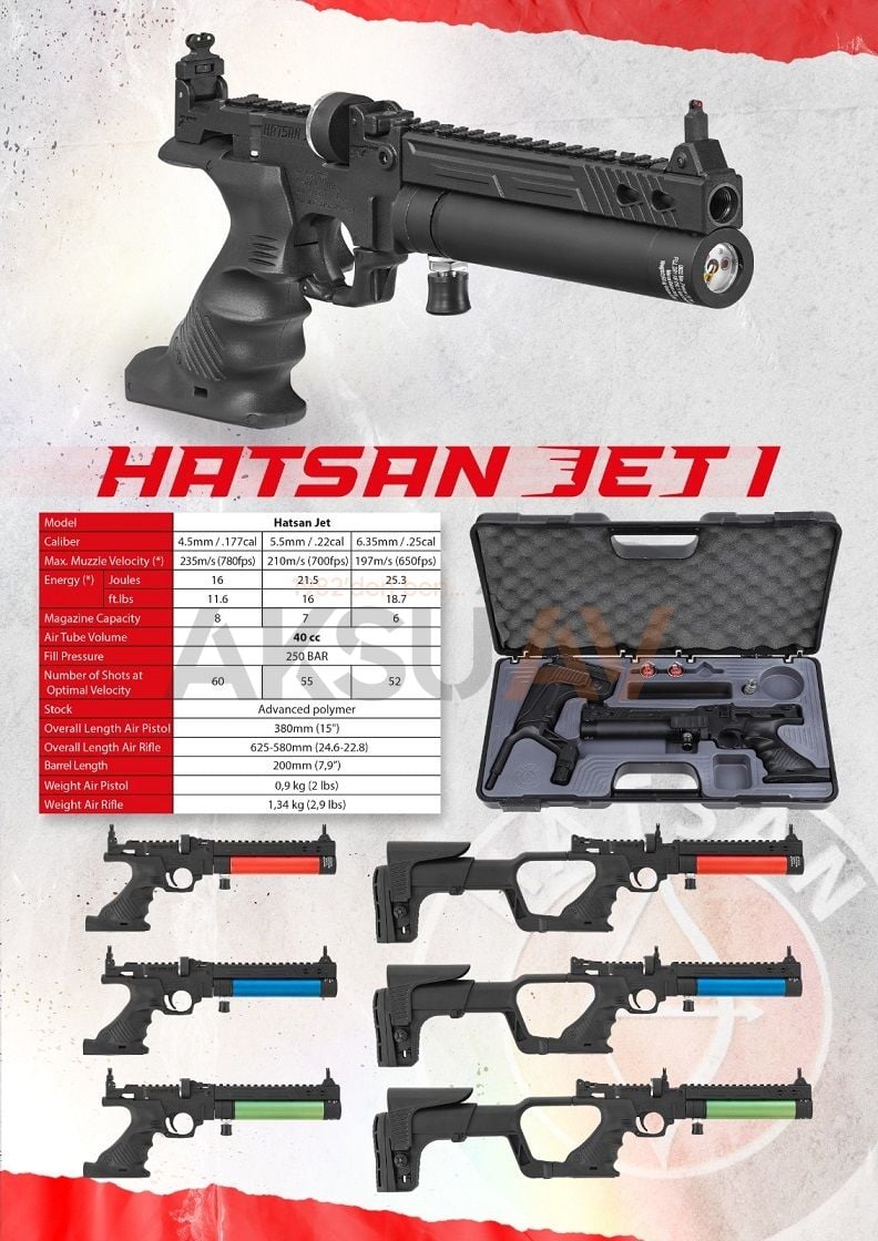 Hatsan JET 1 PCP Havalı Tabanca