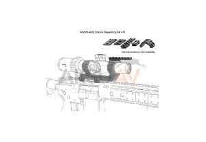 Vector Optics X-Accu Tek Parça 30 mm Ayarlanabilir Dürbün Ayağı