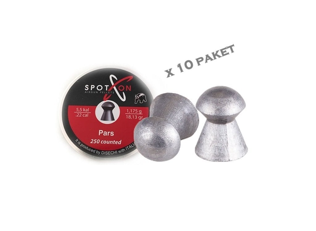 Spoton Pars 18,13 Grain 5.5 mm Havalı Tüfek Saçması (10 Paket)