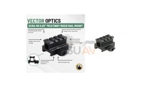Vector Optics 22-22 mm Pikatini Yükseltici Ray Adaptör