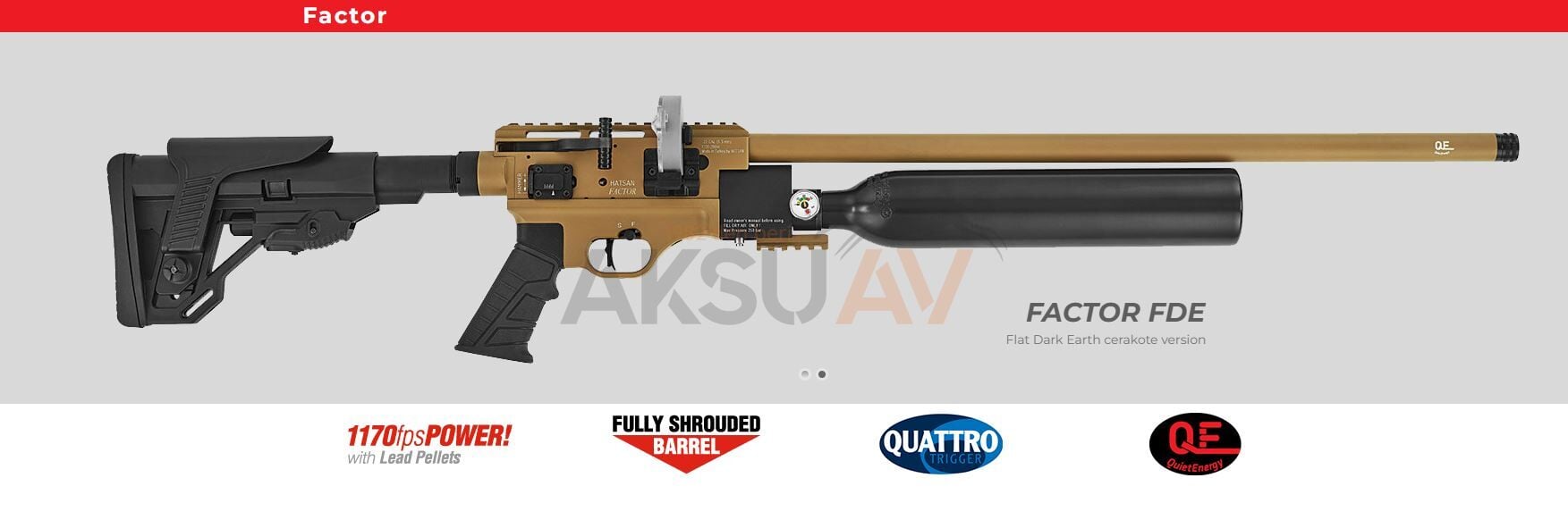 Hatsan Factor FDE PCP Havalı Tüfek