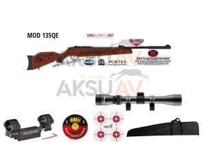 Hatsan Mod 135 QE Vortex Combo Havalı Tüfek (Dürbün+Dampa)
