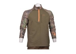 Guntack Flame Yarım Fermuar Orman Kamuflaj Sweatshirt
