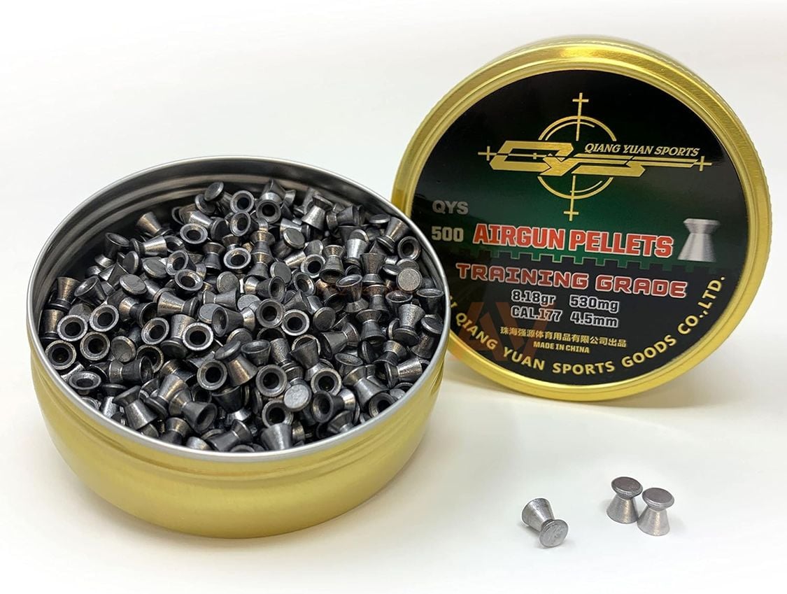 QYS Training Grade Airgun Pellets (4.49 mm - 8,18 grain)