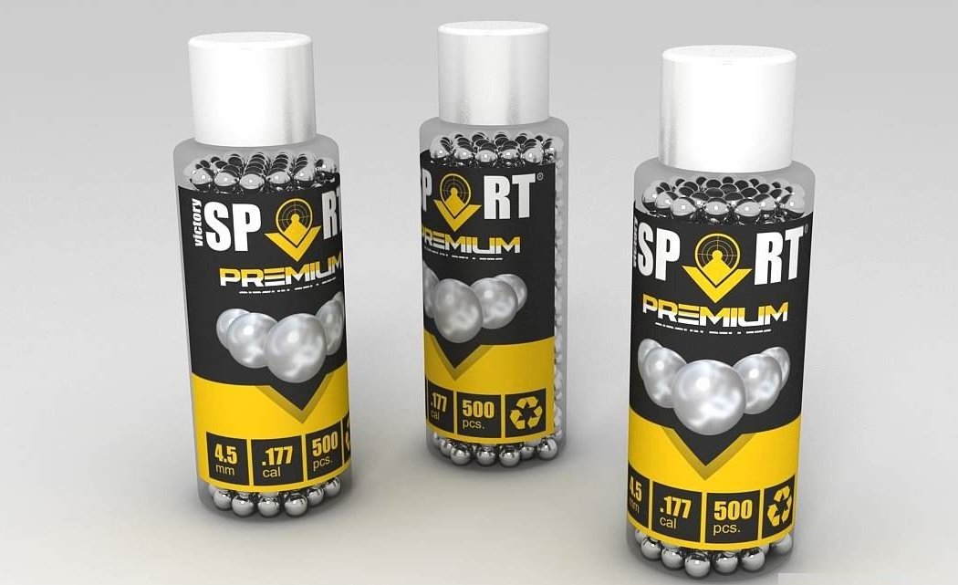 Victory Sport 500 Adet 4.5 mm Çelik Havalı Tabanca Bilyesi