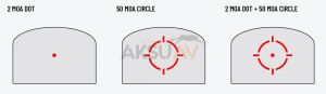 Riton Optic 3 Tactix PRD 3 Red Dot (2 Moa Dot- 50 Moa Circle)