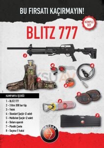 Hatsan BLITZ 777 Combo PCP Havalı Tüfek (Full Set)