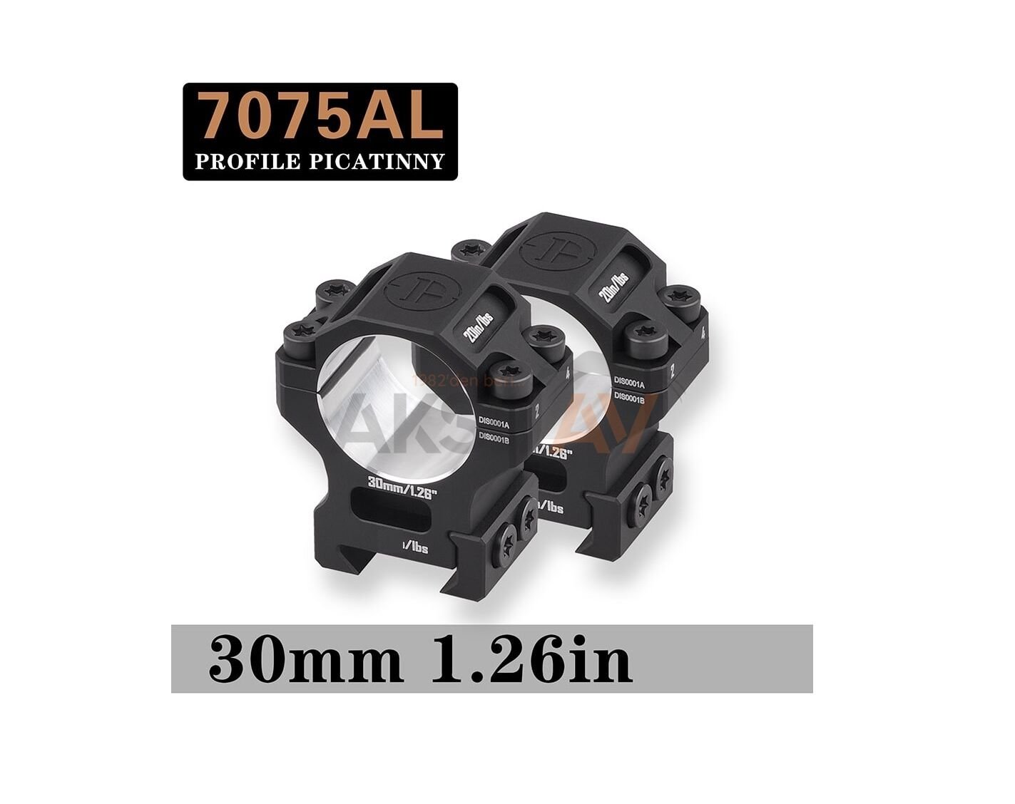 DiscvoveryOpt Premium 7075AL 30 mm Orta Boy Dürbün Montaj Ayağı (Medium)