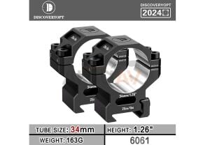 DiscvoveryOpt Premium 6061AL 34 mm Orta Boy Dürbün Montaj Ayağı (Medium)