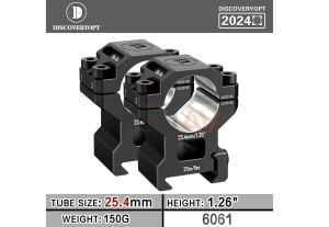 DiscvoveryOpt Premium 6061AL 25,4 mm Orta Boy Dürbün Montaj Ayağı (Medium)