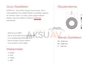 Pul Oring (Sızdırmazlık Contası)