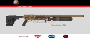 Hatsan Factor Sniper Long FDE PCP Havalı Tüfek