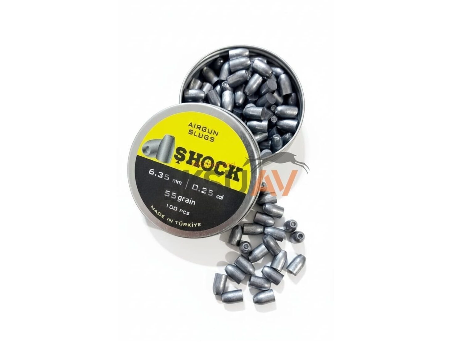 Shock Solid Bullet 6.35 mm 55 Grain Havalı Saçma