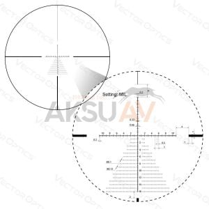 Victoptics S4 6-24x50 FFP Tüfek Dürbünü (Paralaks Tekerli)