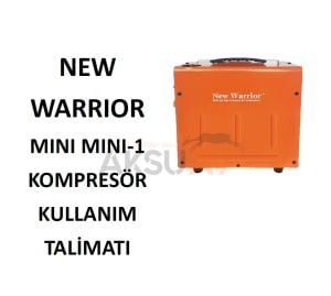 New Warrior Mini Mini-1 PCP Havalı Tüfek Kompresörü (4500 Psi - 300 Bar)