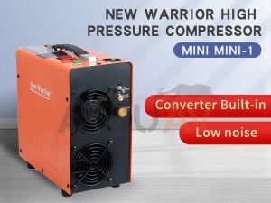 New Warrior Mini Mini-1 PCP Havalı Tüfek Kompresörü (4500 Psi - 300 Bar)