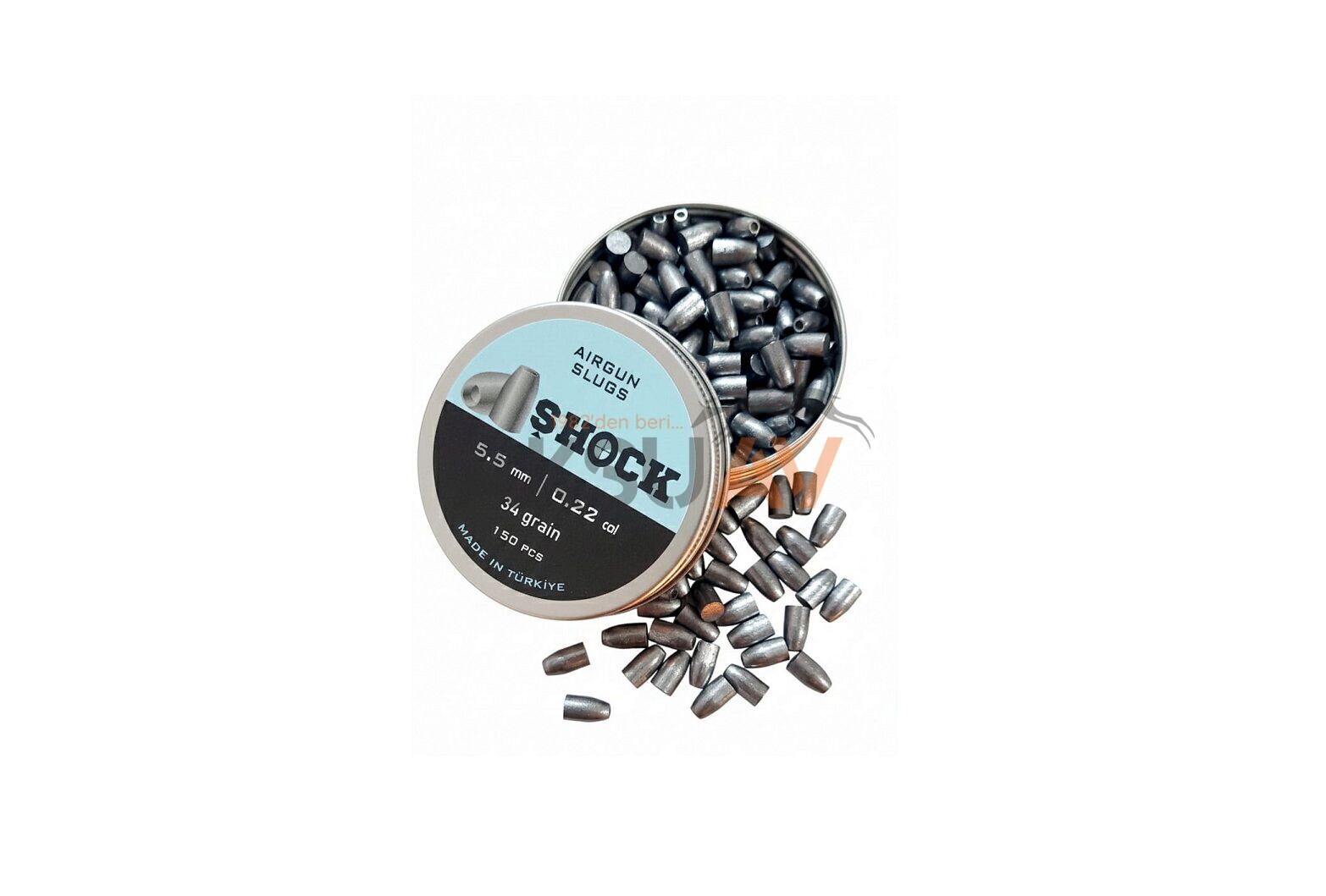 Shock Solid Bullet 5.5 mm 34 Grain Havalı Saçma (.217 cal)