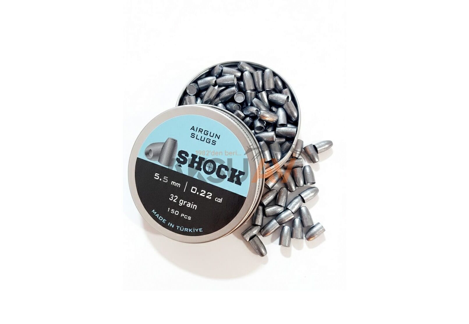 Shock Solid Bullet 5.5 mm 32 Grain Havalı Saçma (.217 cal)