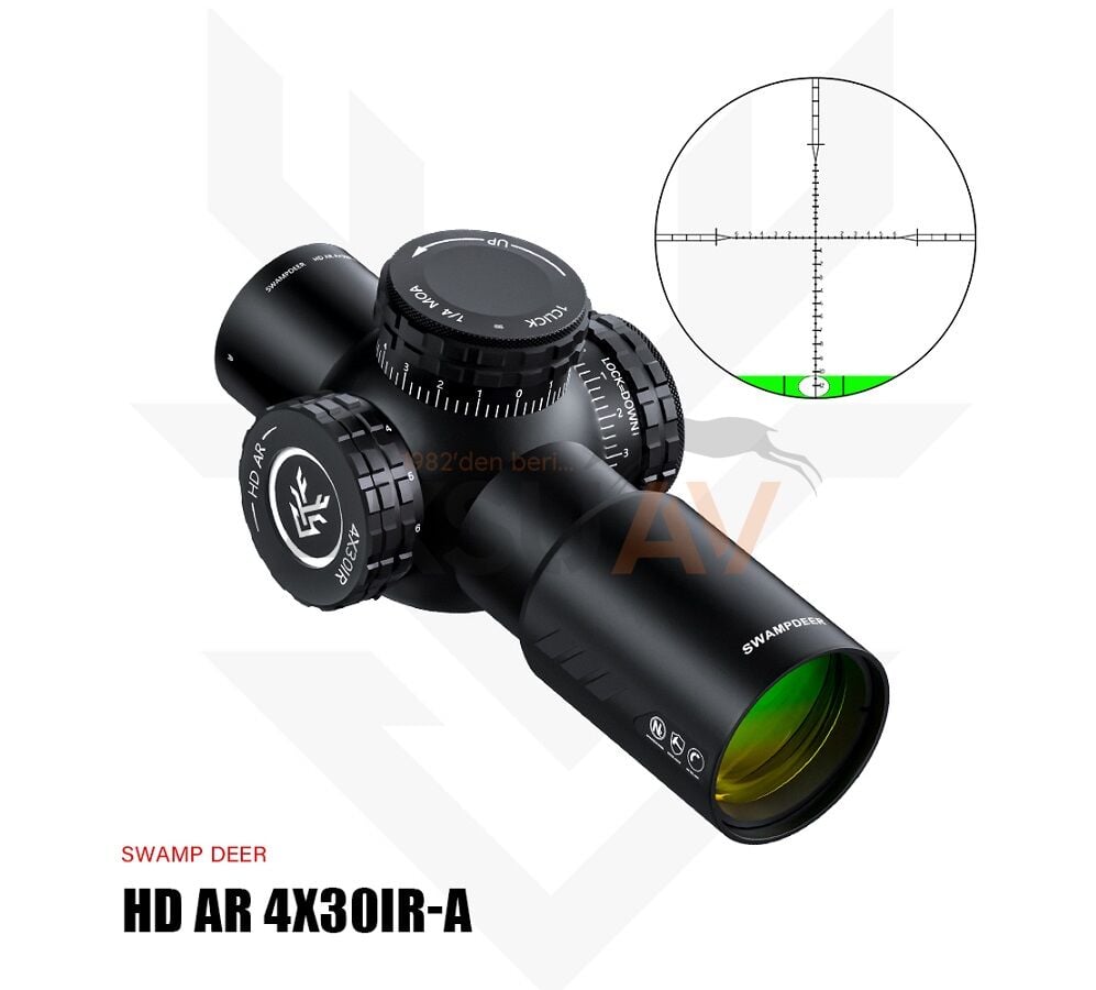 Swampdeer HD AR 4x30IR-A Tüfek Dürbünü