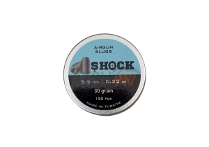 Shock Solid Bullet 5.5 mm 30 Grain Havalı Saçma (.217 cal)