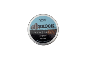 Shock Solid Bullet 5.5 mm 28 Grain Havalı Saçma (.217 cal)
