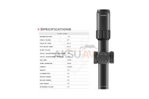 Swampdeer GT Pro 1-5x24 IR Tüfek Dürbünü