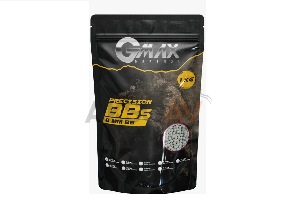 Gmax 0,25 Gram 1 KG Adet AirSoft BB