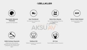 Vector Optics Taurus GEN II 3-24x56 ED FFP Tüfek Dürbünü (Tauron)